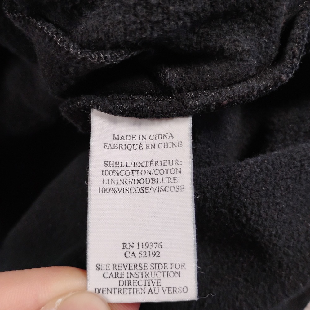 Helmut Lang Mens Black High Neck Double Zip Hooded Pullover Sweatshirt Large - Picture 6 of 11